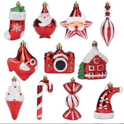 China Christmas Decoration Plastic Christmas Pendant Ornaments For Christmas Tree for sale