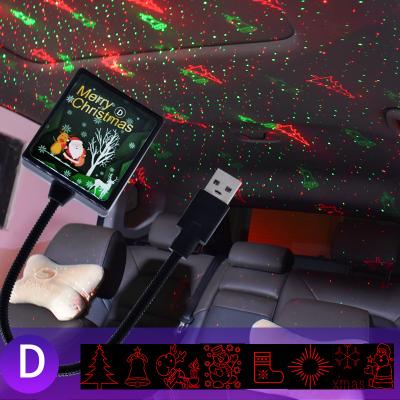 China USB Christmas Sky Ceiling Lamp RAODSTAR1119 Rechargeable Starry Lamp Projection Car Sky Decoration Lamp for sale