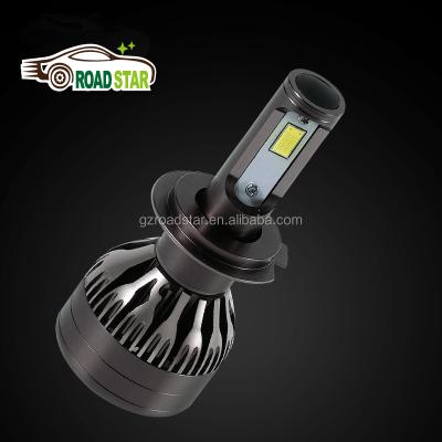 China RGB led headlights auto parts , led headlight h7 6000K super warm white COB 40w led headlight bulb h7 for sale