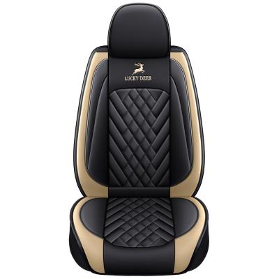 China Amazon Hot Selling Universal High Quality Fashion Car Seat Cover Universal Accessories High Elasticity PU Leather Car Seat Cover Well Fit All Car Models for sale