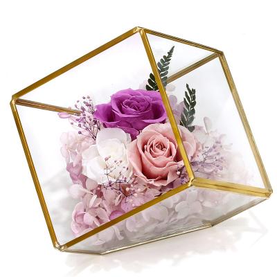 China decorative flowers & Garlands Eternity Roses Preserved Forever Fresh Flowers For Birthday Mothers Day Valentine's Day for sale