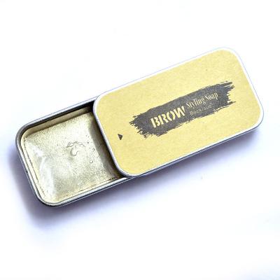 China BECKISUE Box Waterproof Aluminum Eyebrow Styling Tasteless Long-lasting Natural Soap Eyebrow Hot Selling Soap for sale