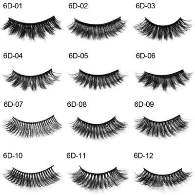 China New 1 Pair HANDAIYAN Thick False Eyelashes Synthetic False Eyelashes 12 Models 3D Mink False Eyelashes For Eyes for sale