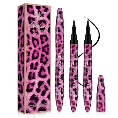 China QIC Leopard Look Matte Black Liquid Waterproof Eyeliner Pink Pencil for sale