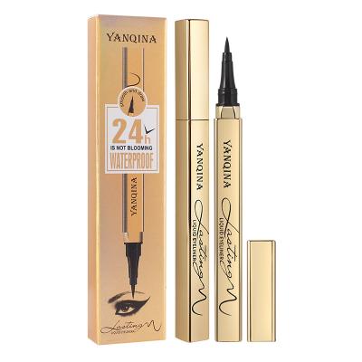 China YANQINA Waterproof Cool Black Eyeliner Long Lasting Without Blooming Hot Beauty In Europe And America for sale