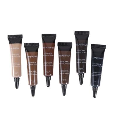 China HANDAIYAN Waterproof Cosmetic Liquid Eyebrow Stereotype Eyebrow Gel Long Lasting Waterproof 6 Colors For Eyebrow for sale