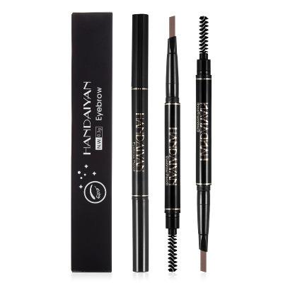 China HANDAIYAN Double Head 5 Colors Eyebrow Pencil Sweatproof Waterproof Pencil For Eyebrow for sale