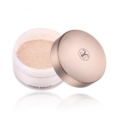 China Brighten HERES B2UTY Long Lasting Whitening Moisturizing Waterproof Cosmetic Cotton 4 Colors Glitter Loose Powder for sale