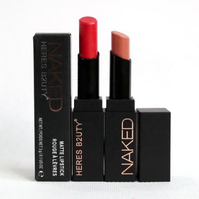 China HERES B2UTY 15 Colors Matte Nude Lipstick Long-lasting Moisturize Velveting Waterproof Mist Exterior for sale