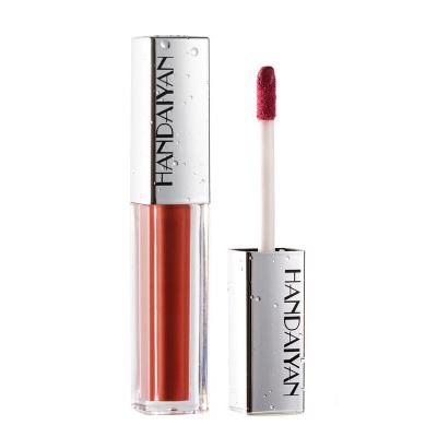 China HANDAIYAN Velvet Matte 12 Colors Waterproof Lip Gloss Moisturizer Long Lasting Soft Lip Gloss For Lips for sale