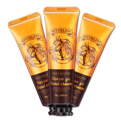 China Wholesale Bulk Super Affordable MIYUELENI Hokkaido Horse Oil Hand Cream Anti-Chapping For Hand for sale