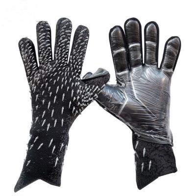 China Finger & Thumb Protection Good Quality Finger Protection Goal Thickened Latex Football Gloves Soccer Football Training Goalkeeper Gloves for sale