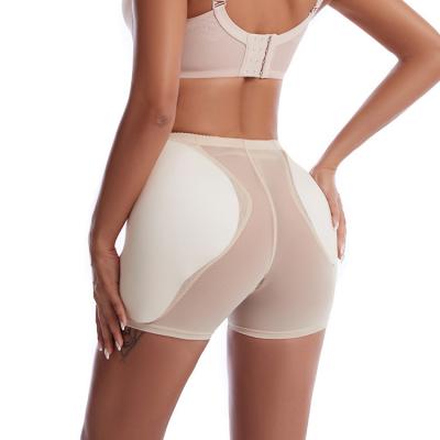 China Anti-Bacterial Womens Seamless Enlargement Bubble Butt Hip Lift Pad Shapewear Plus Size Pants Fake Butt Push Up Panties Thin Leg Hip Lifting for sale