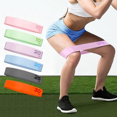 China High Elasticity Various Color Latex Yoga Elastic Stretch Exercise Band Resistance Bands For Working Out for sale