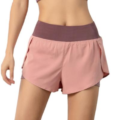 China Breathable 2023 New breathable loose anti-walking yoga shorts outdoor leisure running sports shorts women healthy Hot pants for sale