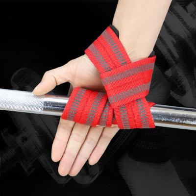 China Sport Protection Avoid Injuries Multi Color Gym Lifting Straps Fitness Wrist Wraps Padded Anti Slip Wrist Straps For Weightlifting for sale