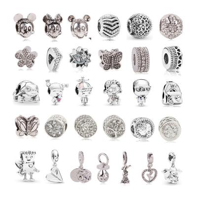 China Wholesale New CLASSIC High Quality Silver Bead Designer Charm DIY Bracelet Pendant Fashion Beaded Jewelry Making DIY Charm for sale