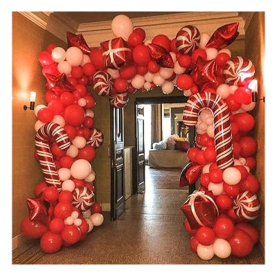 China Wholesale Christmas Foil Foil Balloon Set Merry Christmas Party Balloon Chain Decoration for sale