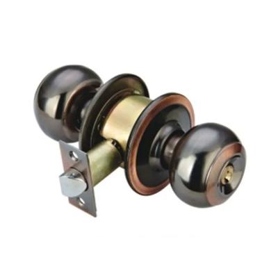 China Newest High Quality House Cylinder Round Open Button Door Lock Closet Door Lock Locked Door for sale