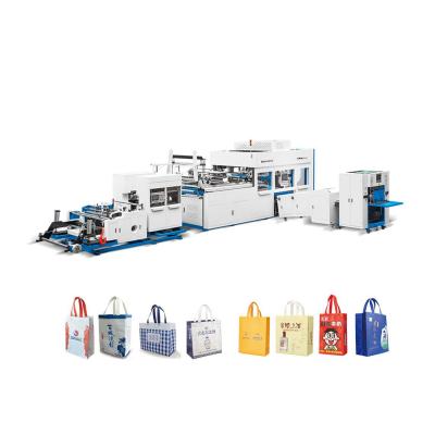 China Building material shops full automatic high efficiency non woven shopping bag making machine price non woven bag making machine for sale