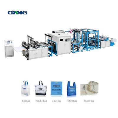 China Factory China Handle Non Woven Bag Making Machine , Full Automatic Non Woven Bag Making Machine for sale