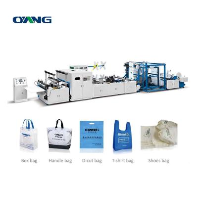 China Full Automatic Building Material Stores Non Woven Bag Making Machine Box Non Woven Bag Making Machine Price for sale