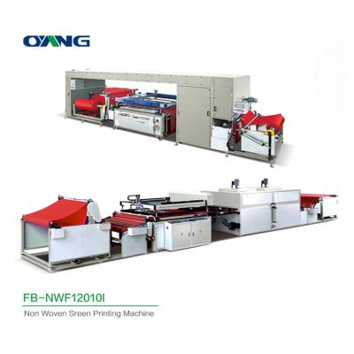 China Factory Roll To Roll Non Woven Fabric Price Of Screen Printing Machine for sale