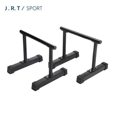 China Steel Push Up Stands Parallettes Dip Bars Rubber Feet Workout For Handstand Muscle Ups Push Ups At Home And The Gym for sale