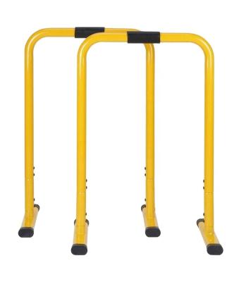 China Eco-friendly Adjustable Heavy Duty Fitness Dip Station Dip Bar Parallette Lift Up Stand for sale