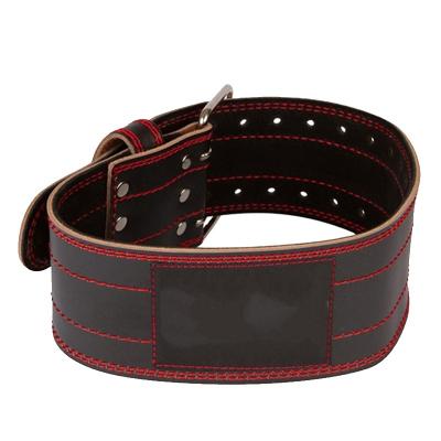 China Durable And Adjustable 13mm Thickness Cowhide Leather Belt Gym Weightlifting Belts Leather for sale