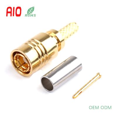 China PCB Crimp Type SMB RF Female Connector for sale