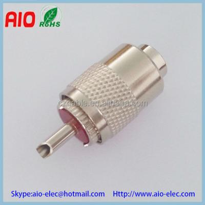 China UHF Twist On UHF Male PL259 RF Connector For RG58, RG59, RG6U, RG213 for sale