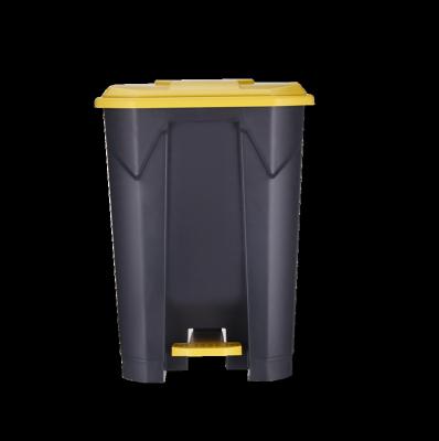 China Factory viable main product plastic household trash can pedal trash can with lid for sale