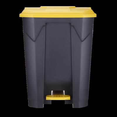 China Good Quality Sustainable Customized Plastic Trash Can Kitchen Cleaning Foot Pedal Plastic Trash Can for sale