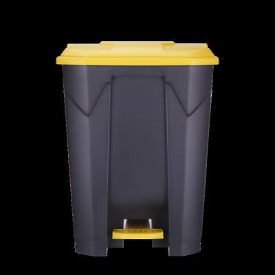 China Sustainable Professional Made Plastic Bin Industrial Commercial Hygiene Foot Pedal Bin for sale