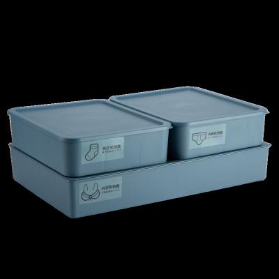 China Sustainable Innovative New Product Plastic Storage Box Large Size Custom Clothing Storage Box for sale