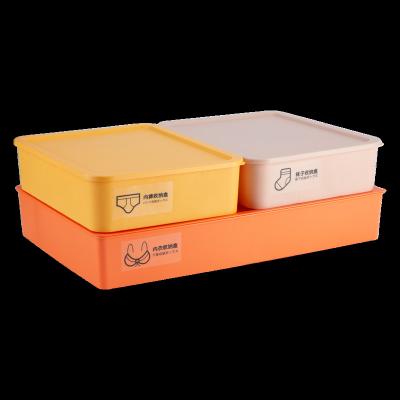 China Hot sale viable classic plastic wardrobe pp home storage box moisture-proof storage box for sale