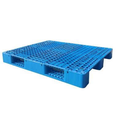 China Convenient Single Faced Grid Popular Hot Selling Pallet And Durable HDPE Grid Three Runners Plastic Pallet for sale