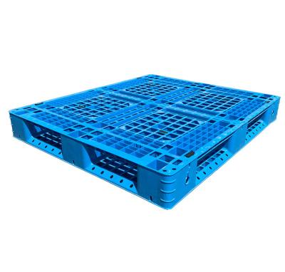 China Excellent Quality HDPE Single Faced Single Faced Cross Grid Plastic Grid Pallet 4 Way Grid Pallet for sale