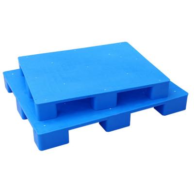 China Factory Pallet OEM Big New Pallet Warehouse Industry Storage Logistics Goods Transfer Pallet Steel Single Faced HDPE Flat Feet Add for sale