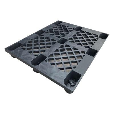 China China Plastic Pallet Single Faced Black Light Grid Nine Feet Plastic Export Warehouse Logistics Euro Size Pallet Transfer Pallet for sale