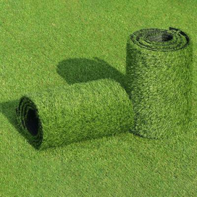 China JUXIN Turf Grass Lawn 30mm Plastic Cheap Artificial Lawn Grass Garden Ornament Durable Fake Home Artificial Turf Decorations for sale