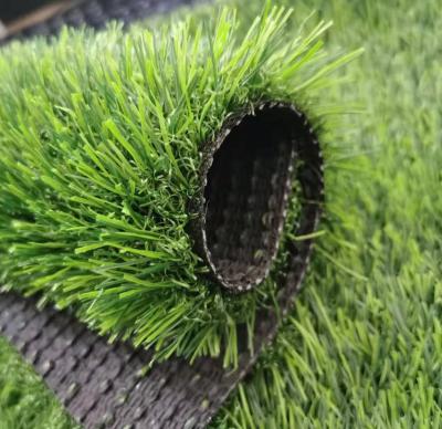 China Durable JUXIN Landscaping and Garden Decoration Synthetic Artificial Fake Turf Lawn Plastic Pampas Grass for sale