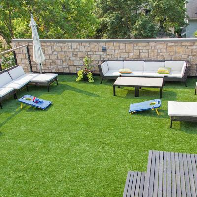 China JUXIN Short Life 20mm 4x25m Durable Landscape Grass Waterproof Artificial Turf Used As Decorative Artificial Grass Mat for sale