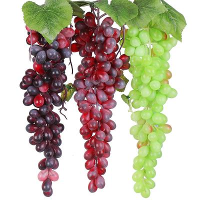 China Durable Artificial Decorative Plastic Fruit Grape Artificial Grape Fruit For Decoration for sale