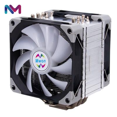 China Heatpipe CPU Cooler 2 Computer Case Mwon 6 FANS for sale