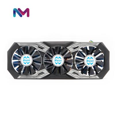 China Custom graphics card Mwon MW-CM-3T-17A gpu heatsink backplate RTX 2060 graphics card cooler for sale