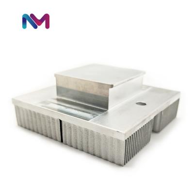 China Custom Aluminum Heatsink Heatsink Factory Heatsinks Cooler For TEC VGA CPU Dodged Fin Heatsinks for sale