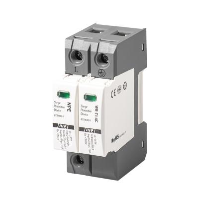 China UL94 V-0 Class I Power AC SPD 20KA 1P+N Surge Protector for sale