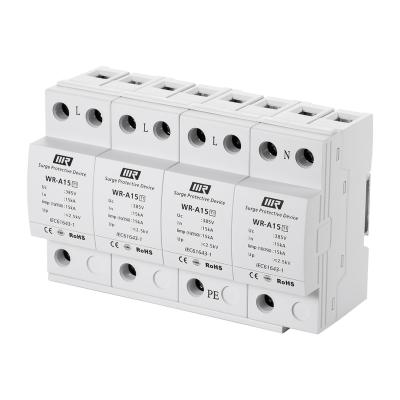 China UL94 V-0 WR-A15 4P T1 Type 15kA 25kA AC Surge Protection Device for sale